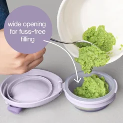 b.box for kids Gourde Rechargeable Fill + Feed - Sage