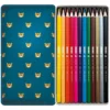 Bebe Interdruk Lot de 12 Crayons de Couleur Boîte Métal BEBE Friends - Tigre