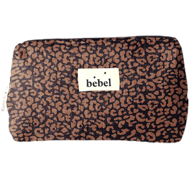BEBEL Mini Trousse de Toilette - Léopard Noir