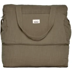 BEBEL Sac à Langer Effet Lin 24/48H - Kaki