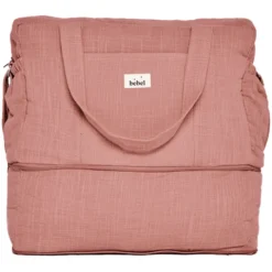BEBEL Sac à Langer Effet Lin 24/48H - Terracotta
