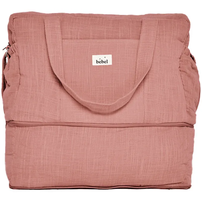 BEBEL Sac à Langer Effet Lin 24/48H - Terracotta