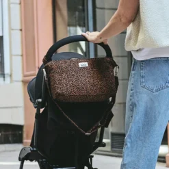 BEBEL Sac à Langer Mini - Léopard Noir