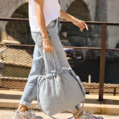 BEBEL Sac à Langer Trendy - Vichy Bleu
