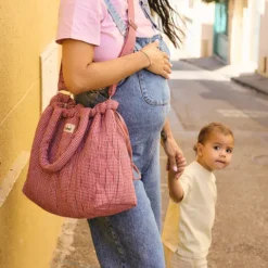 BEBEL Sac à Langer Trendy - Vichy Rose