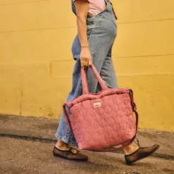 BEBEL Sac à Langer Trendy - Vichy Rose