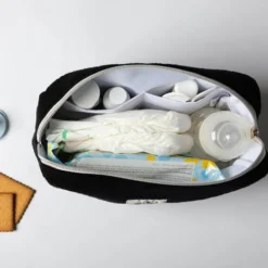 BEBEL Trousse de Toilette Effet Lin - Réglisse