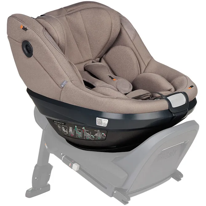 BeSafe Siège Auto Beyond² 360 Groupe 0/1/2 i-Size - Dark Sand Soft Breeze