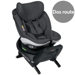 BeSafe Siège Auto iZi Twist i-Size Groupe 0+/1 - Anthracite Mesh