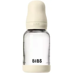 Bibs Biberon en Verre Ivory - tétine silicone - 120 ml