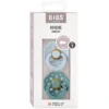 Bibs Lot de 2 Sucettes Rondes Boheme Baby Blue & Island Sea - 0/6 Mois