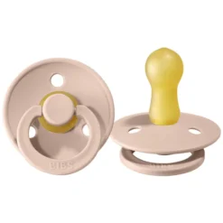 Bibs Lot de 2 Sucettes Rondes Colour Woodchuck & Blush - 6/18 Mois