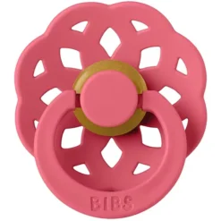 Bibs Sucette Ronde Boheme Coral - 6/18 Mois