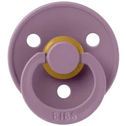 Bibs Sucette Ronde Colour Mauve - 6/18 Mois
