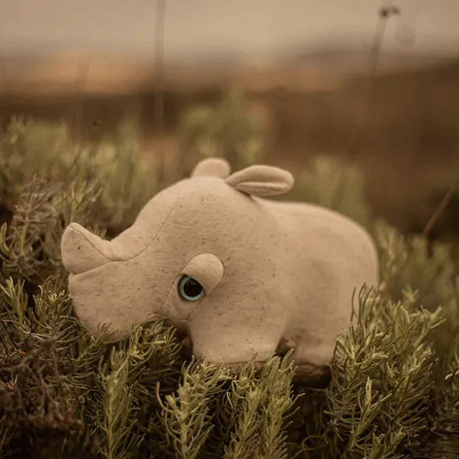 BigStuffed Mini Rhino Albinos