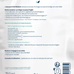 Biolane Eco-recharge Eau Pure H2O - 750 ml