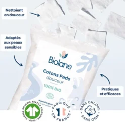 Biolane Lot de 150 Cotons Douceur