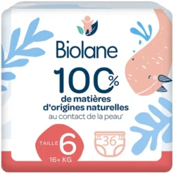 Biolane Lot de 36 Couches Culottes - T6