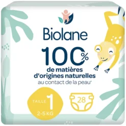 Biolane Lot de 28 Couches Ecologiques - T1