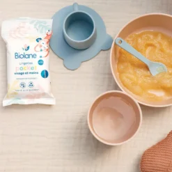 Biolane Paquet de 20 Lingettes Visage et Mains