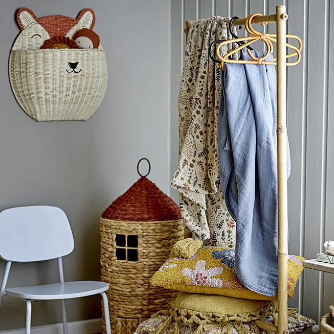 Bloomingville Panier Mural en Rotin Gerti - Renard