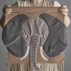 Bloomingville Tenture Murale Eléphant