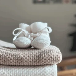 Bonjour Little Chaussons en Laine Mérinos Milker - 0/3 Mois