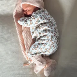 Bonjour Little Combinaison Bébé Jour et Nuit Velours Californian Poppy - 6 Mois