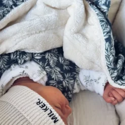 Bonjour Little Couverture Snuggle - Wild Sage