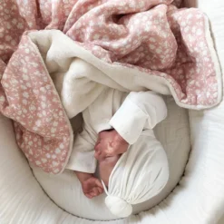 Bonjour Little Couverture Snuggle - Bloom Blush