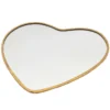 Bonton Grand Miroir Coeur - Laiton