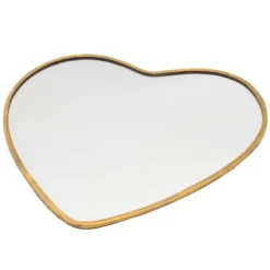 Bonton Grand Miroir Coeur - Laiton