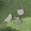 Bonton Lot de 3 Miroirs Animaux - Laiton