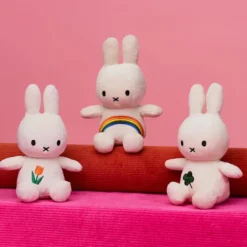 Bon Ton Toys Lapin Miffy Brodé Blanc Cassé Trèfle - Petit