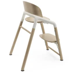 Bugaboo Chaise Haute Bugaboo Giraffe - Bois Neutre et Blanc