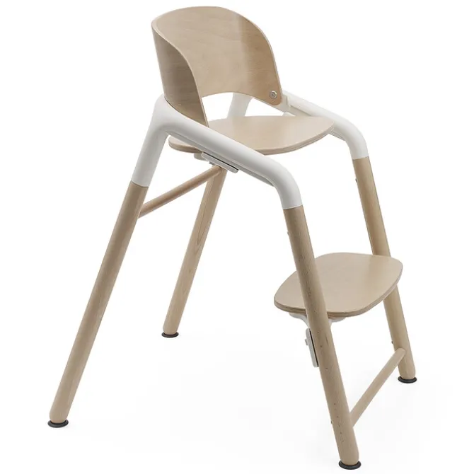 Bugaboo Chaise Haute Bugaboo Giraffe - Bois Neutre et Blanc