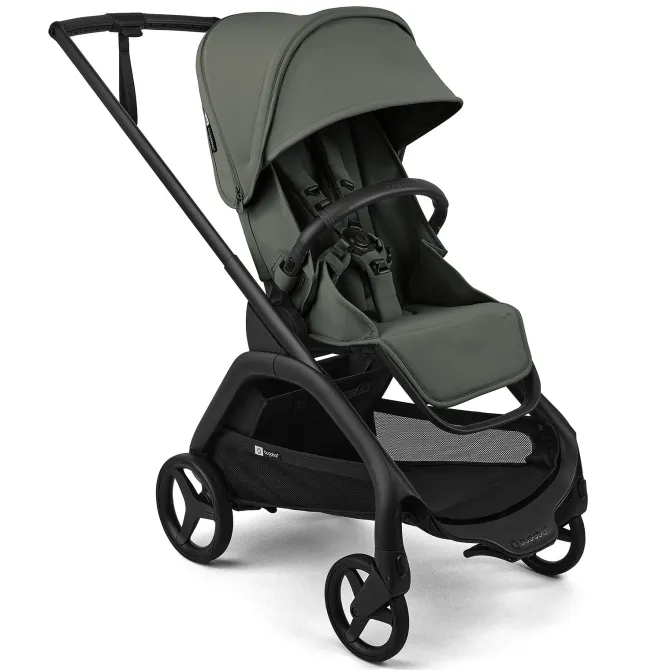 Bugaboo Poussette Citadine Complète Dragonfly Plus Châssis Noir - Forest Green