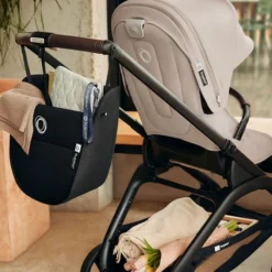 Bugaboo Poussette Citadine Complète Dragonfly Châssis Noir - Desert Taupe