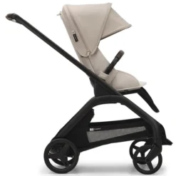 Bugaboo Poussette Citadine Complète Dragonfly Châssis Noir - Desert Taupe