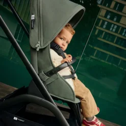 Bugaboo Poussette Citadine Complète Dragonfly Châssis Noir - Forest Green