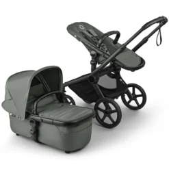 Bugaboo Poussette Citadine Fox5 Renew Complète Châssis Noir - Forest Green