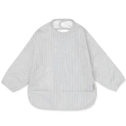 Camcam Copenhagen Bavoir à Manches - Classic Stripes Blue