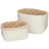 Camcam Copenhagen Lot de 2 Paniers de Rangement - Rowan