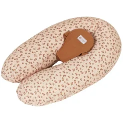 Candide Coussin de Maternité et d'Allaitement Multirelax Jersey - Léopard