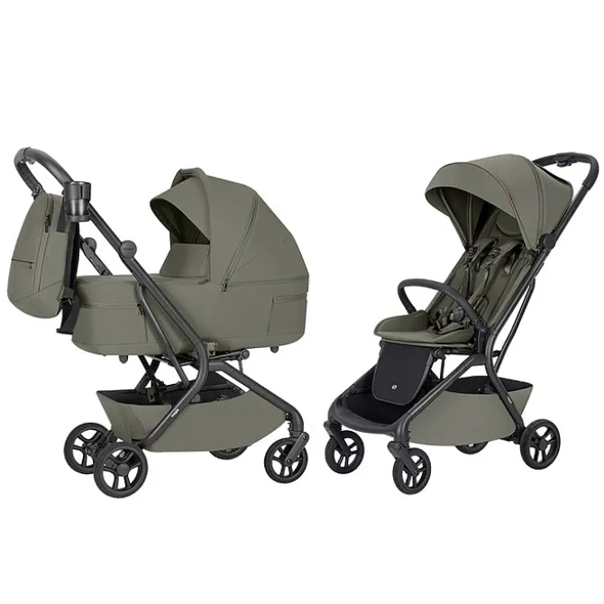 Carrello Poussette et Nacelle Pliable Magia 2.0 - Malted Green