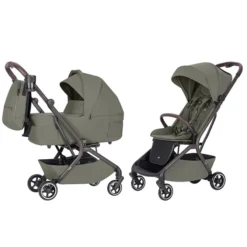 Carrello Poussette et Nacelle Pliable Magia - Malted Green