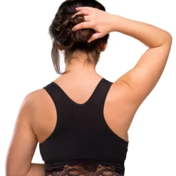 carriwell Brassière Cache-coeur de Grossesse et d'Allaitement Noir - S