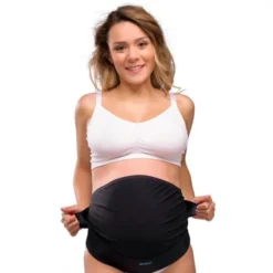 carriwell Ceinture de Grossesse Ventrale Ajustable Noir - S/M