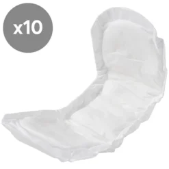 carriwell Lot de 10 Protège-slips Grossesse & Post-grossesse - Blanc