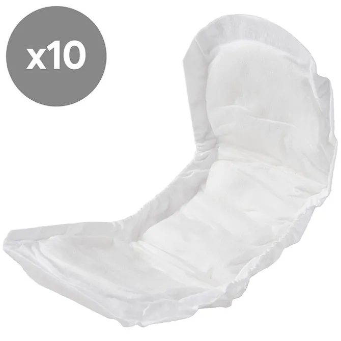carriwell Lot de 10 Protège-slips Grossesse & Post-grossesse - Blanc